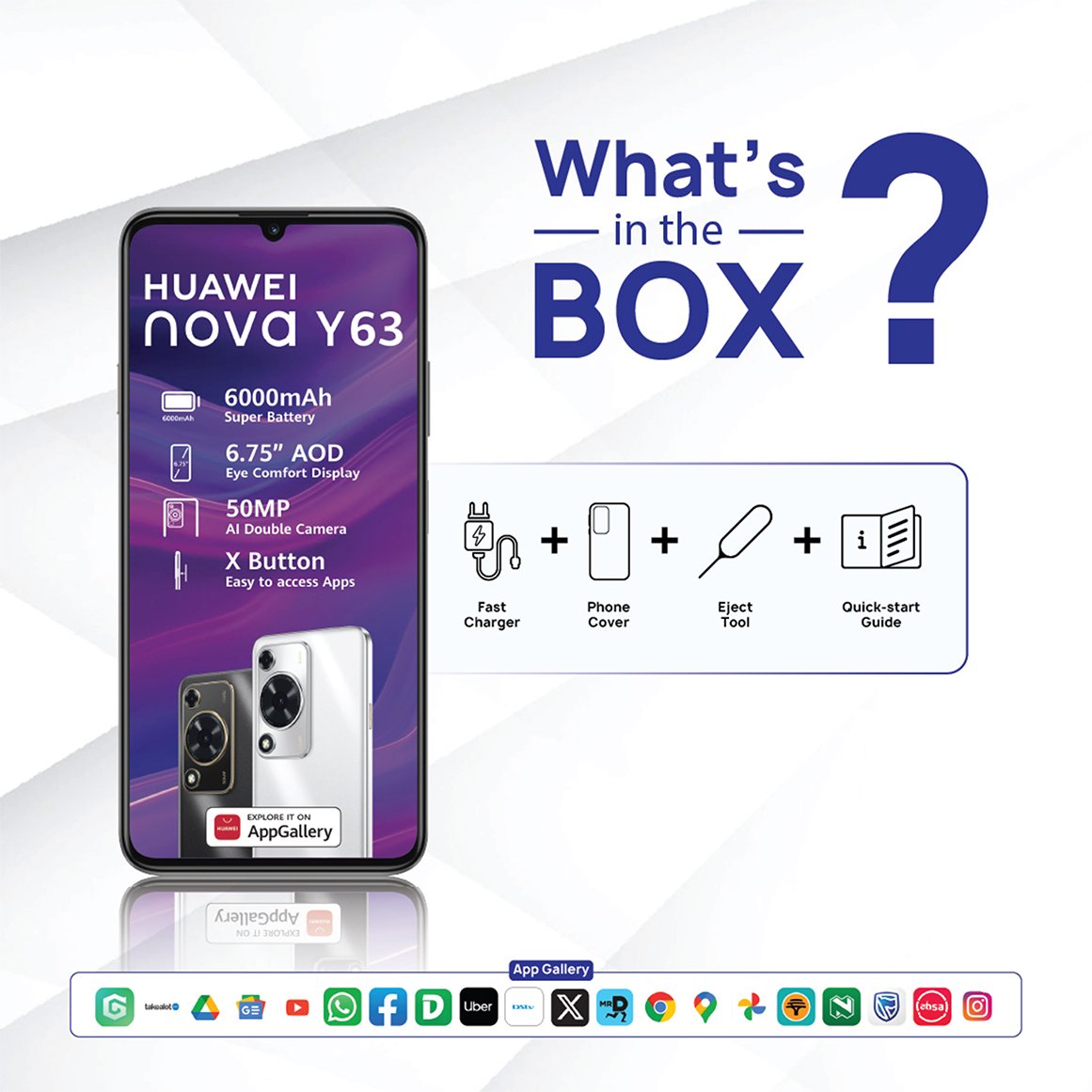 Huawei Nova Y63 6GB+128GB LTE Dual Sim