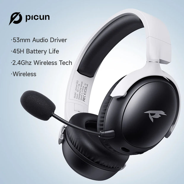 Picun G3 Gaming Wireless Headphone with Mic