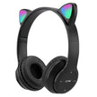 Cute Cat Ear Bluetooth Headphones LED Light Flash
