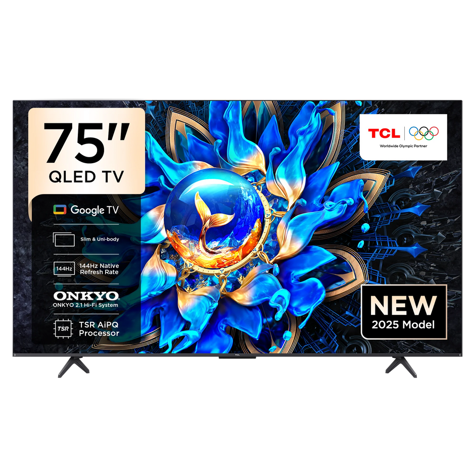 TCL T8C/P8K 55''/65''/75'' QLED TV