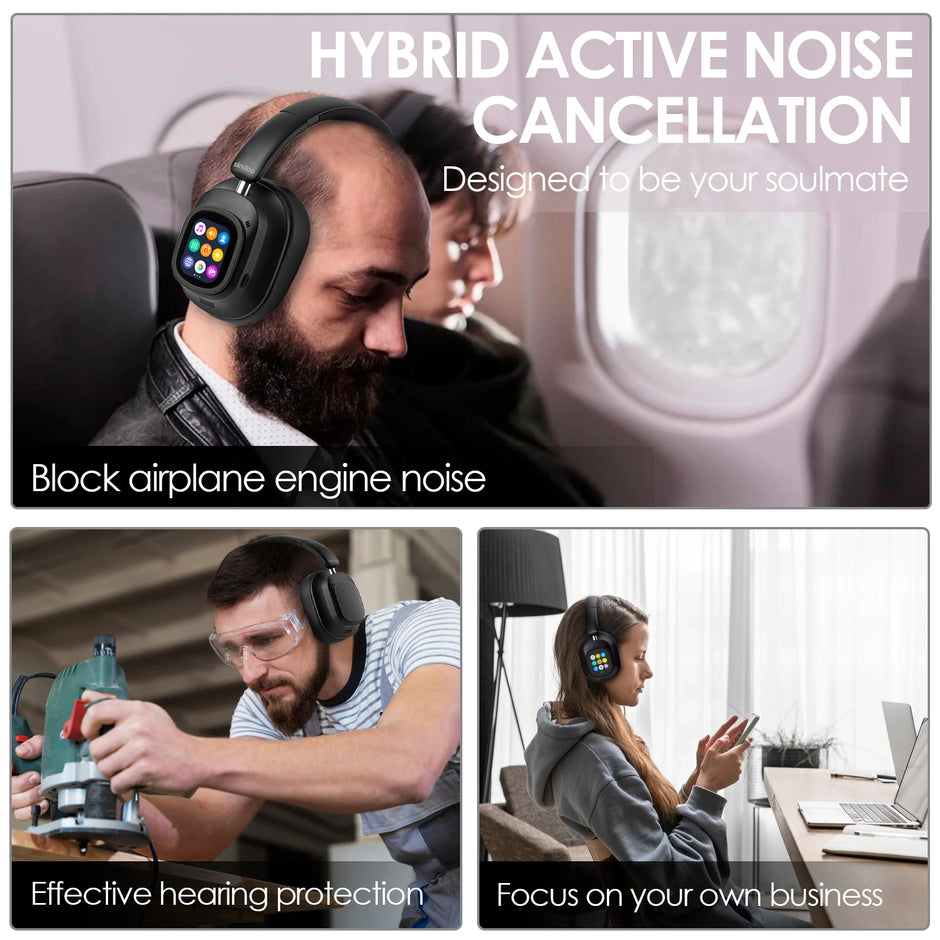 NEWEST ANC930Plus Hybrid ANC Wireless Headphone