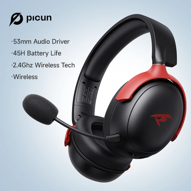 Picun G3 Gaming Wireless Headphone with Mic