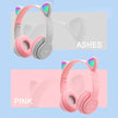 Cute Cat Ear Bluetooth Headphones LED Light Flash