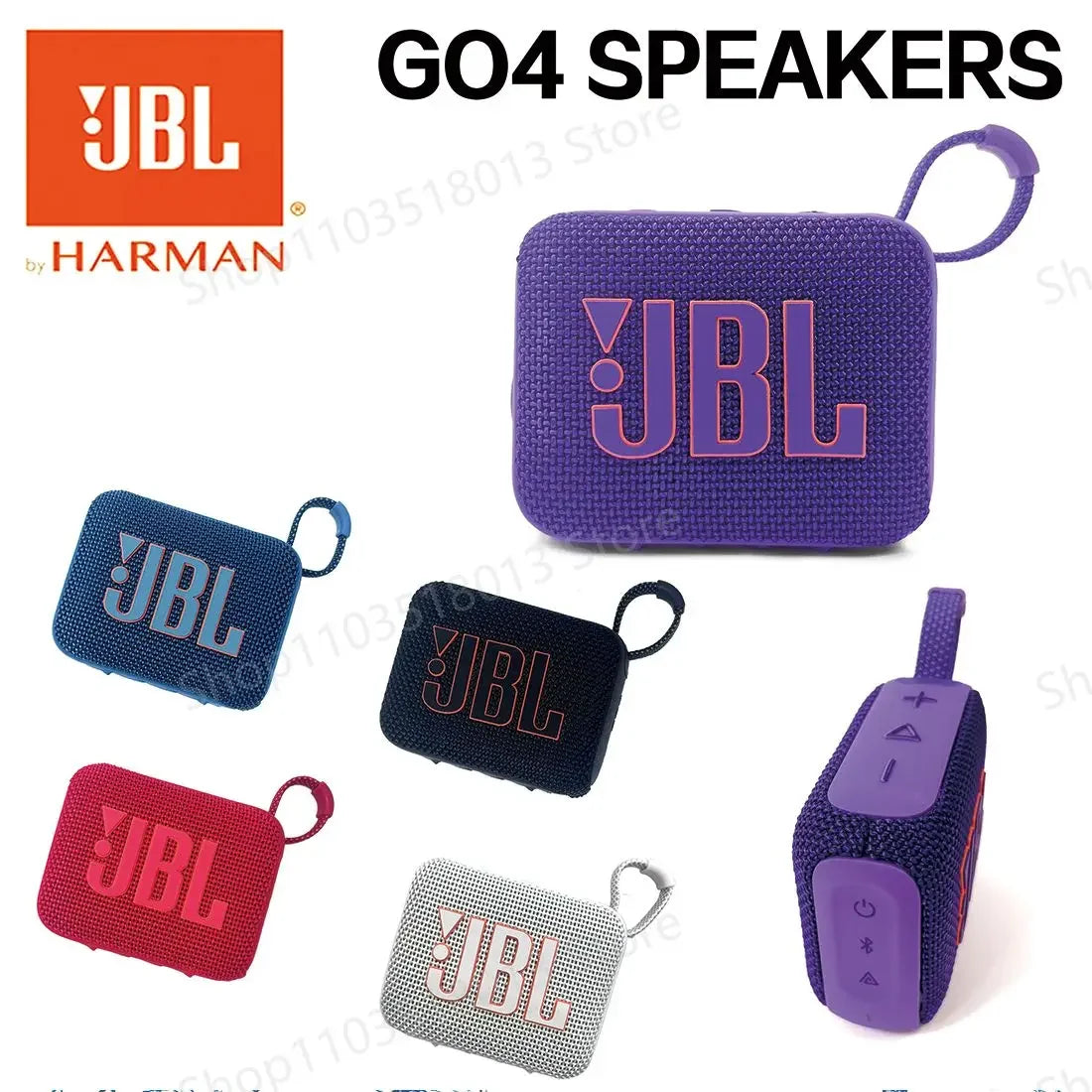 JBL GO 4 Wireless Bluetooth Speaker Portable Waterproof Speaker